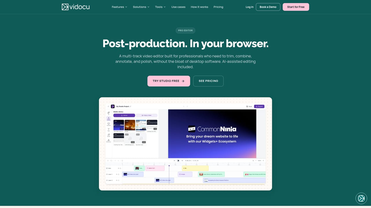 Vidocu — Refine in Studio if needed