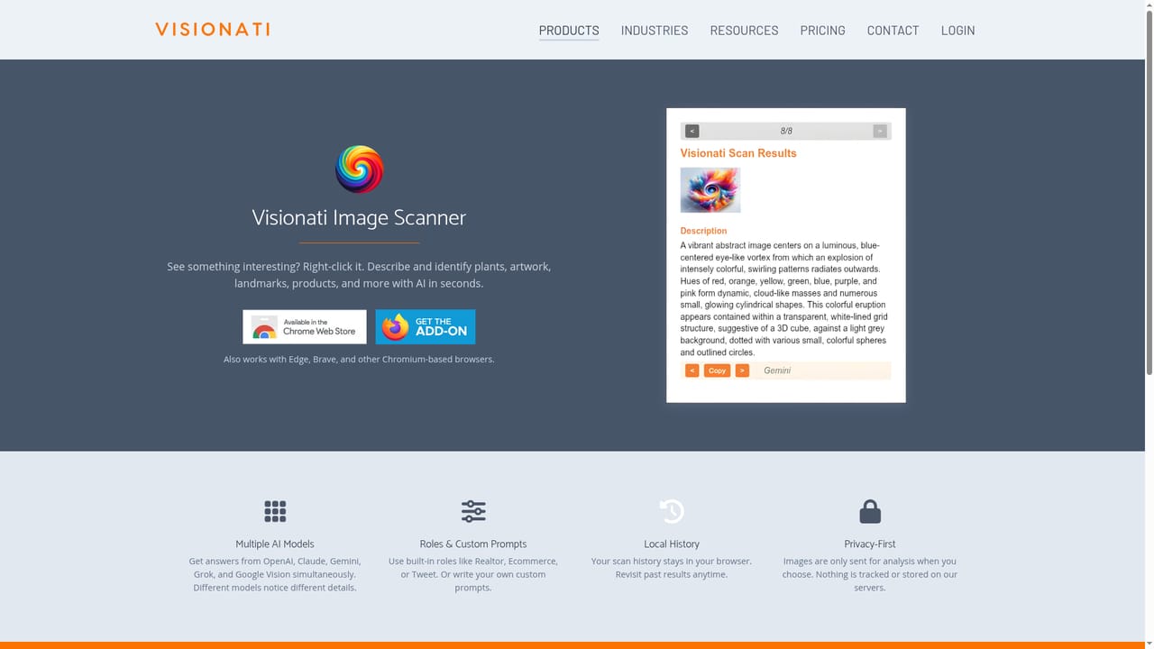 Visionati — Automate a workflow