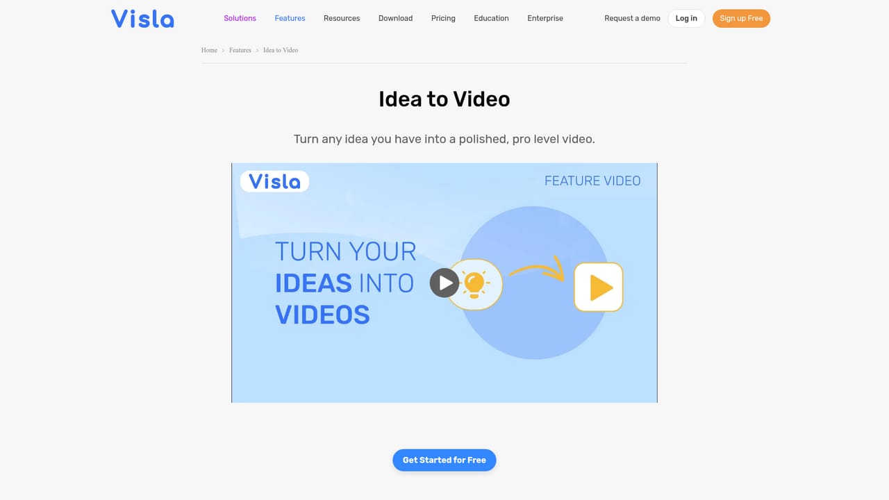 Visla — Pick your starting input