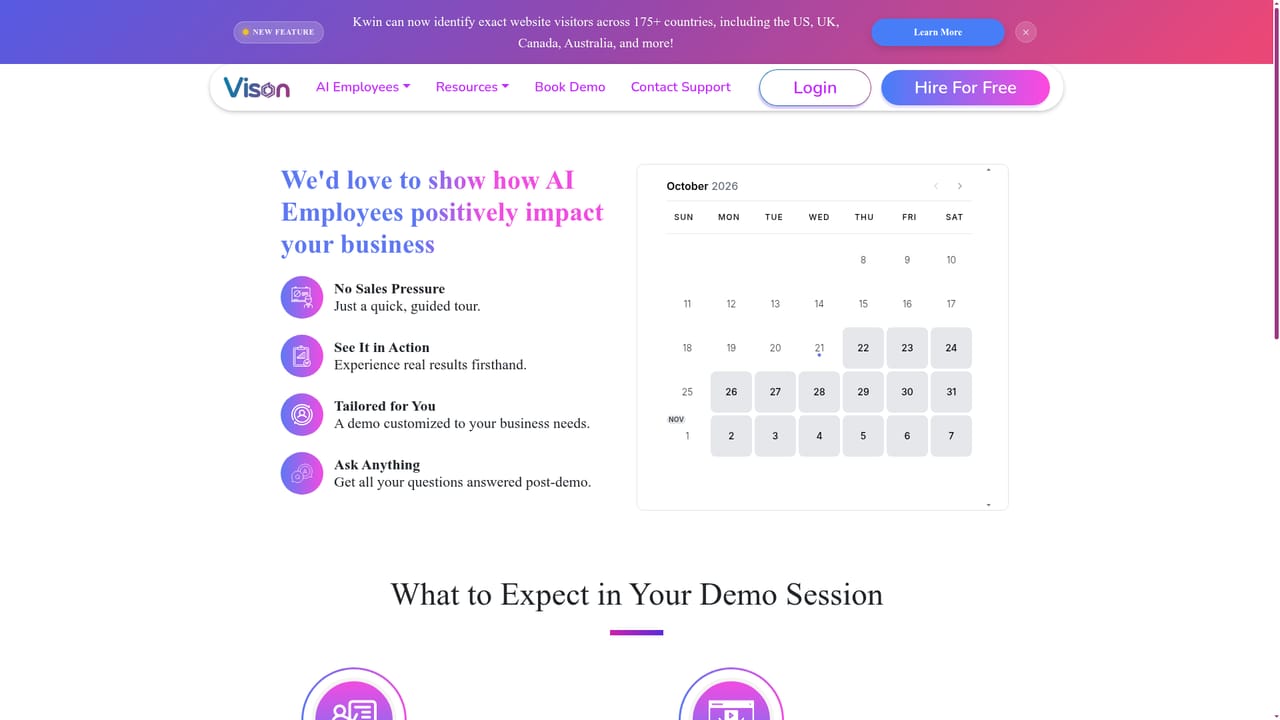 Vison AI — Book a demo to unlock Mark