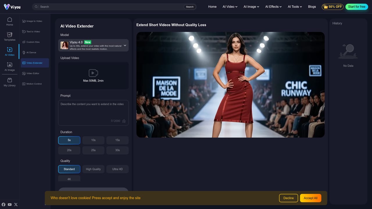 Viyou AI Motion Control — Extend or refine with related tools