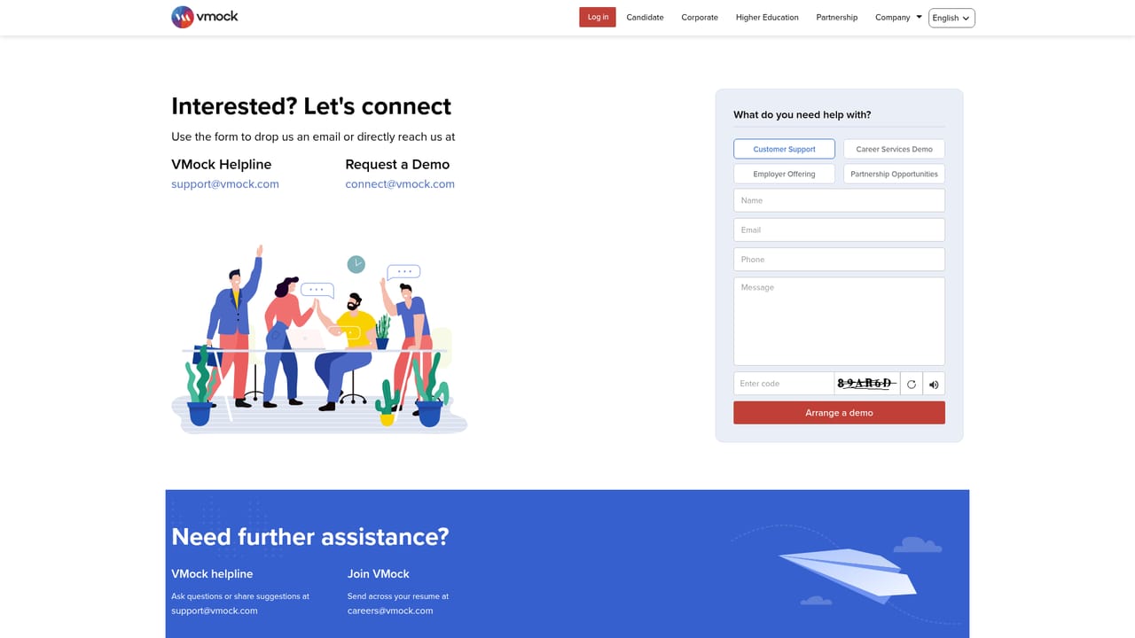 VMock — Contact the team if your organisation wants a deployment