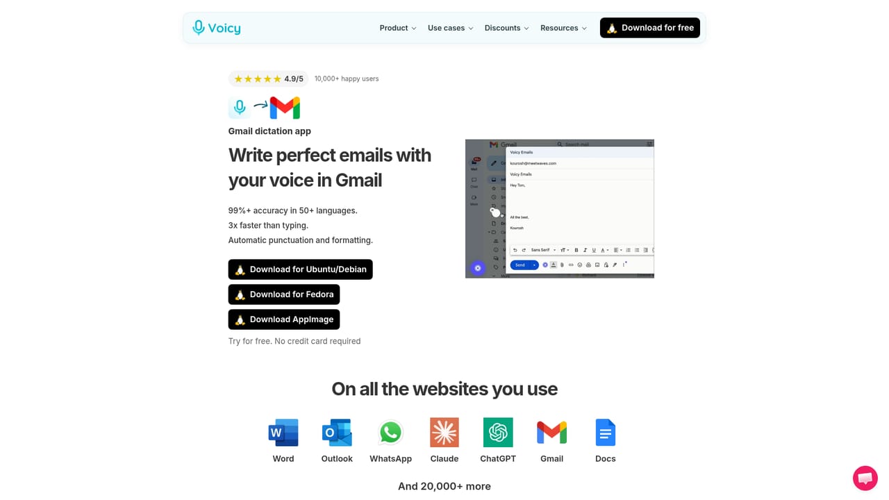 Voicy Speech to Text — Dictate in the app you already use