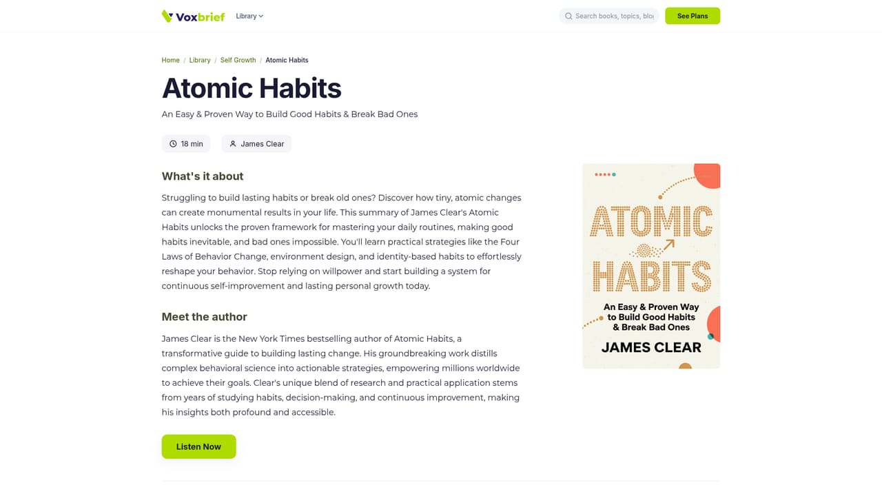 VoxBrief — Sample a brief before paying