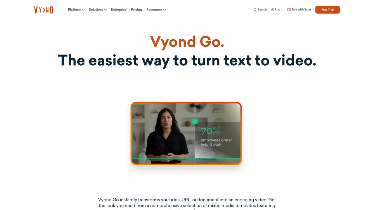 Vyond — Pick a route: generate or build
