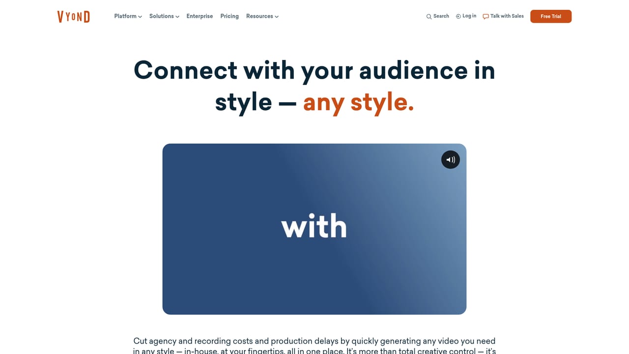 Vyond — Choose a visual style