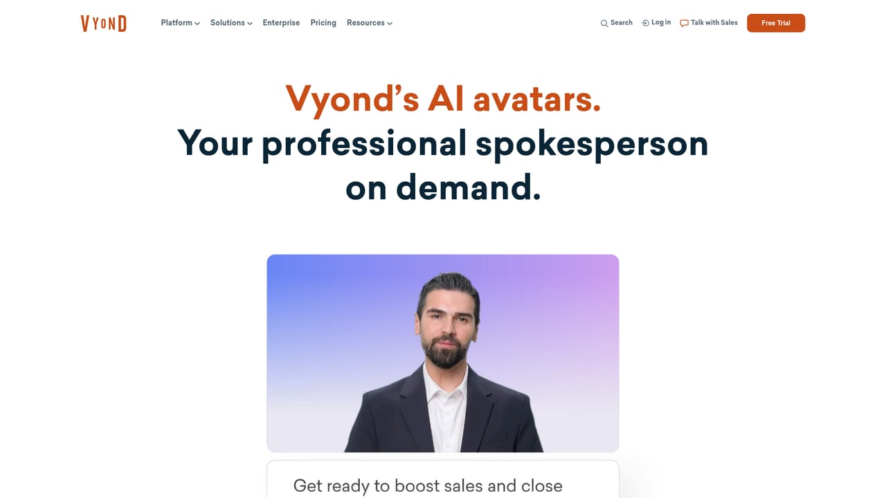 Vyond — Cast an AI avatar if needed