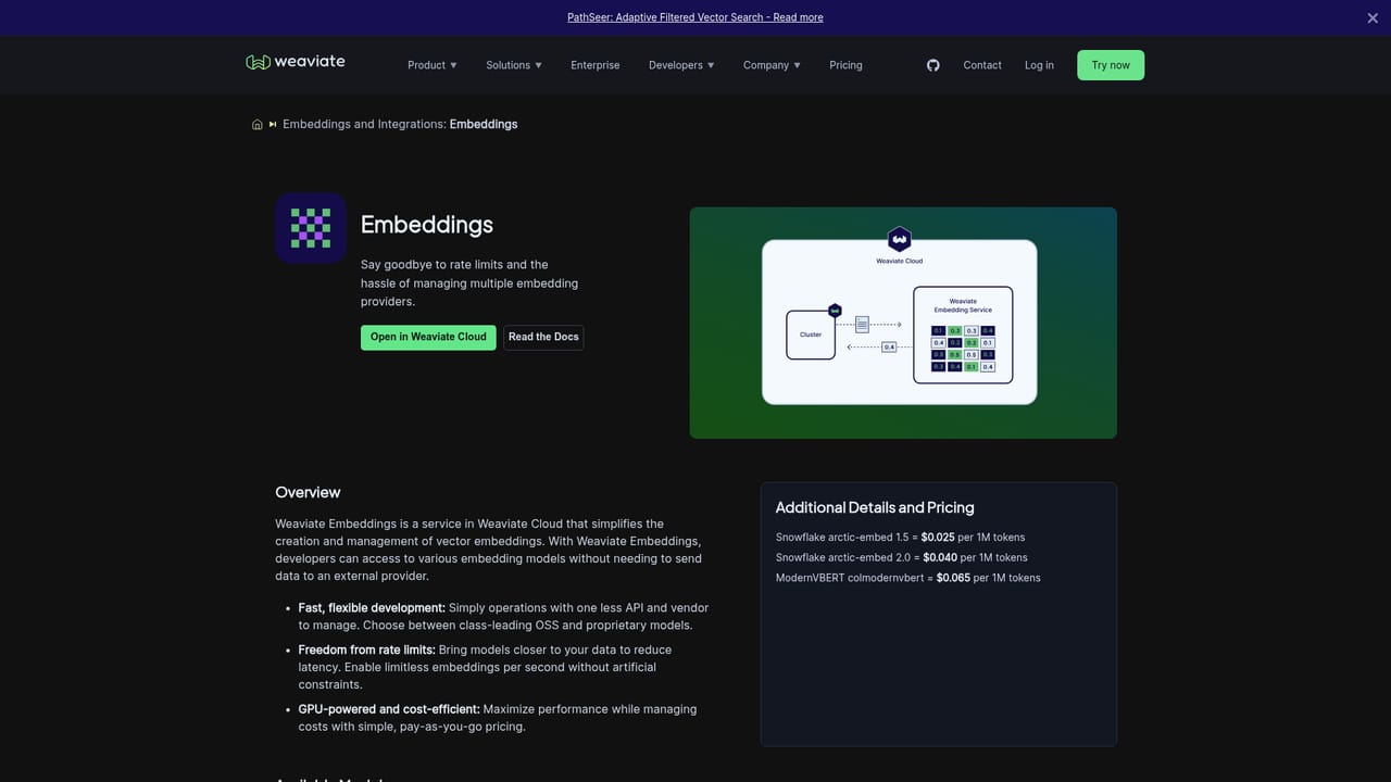 Weaviate — Choose your embedding approach