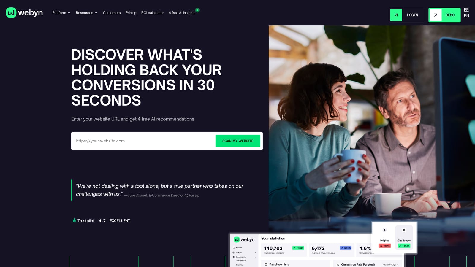 Webyn — Book a demo and scope your site