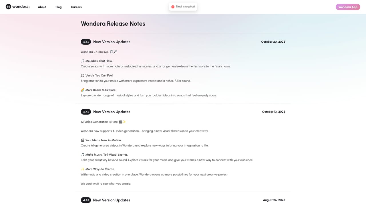 Wondera — Pull stems, transcribe, or build a video