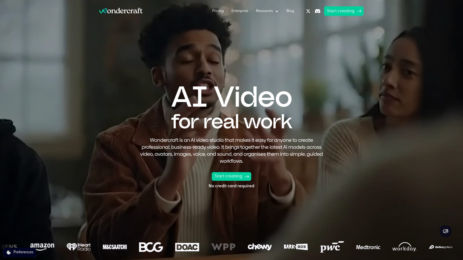 Wondercraft — Create a free account