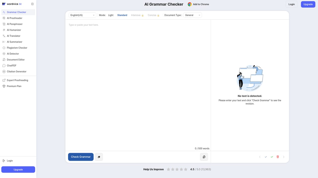 Wordvice — Open the AI proofreader