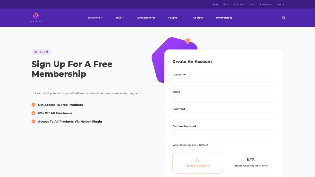 WPZone — Get the plugin and a WP Zone account