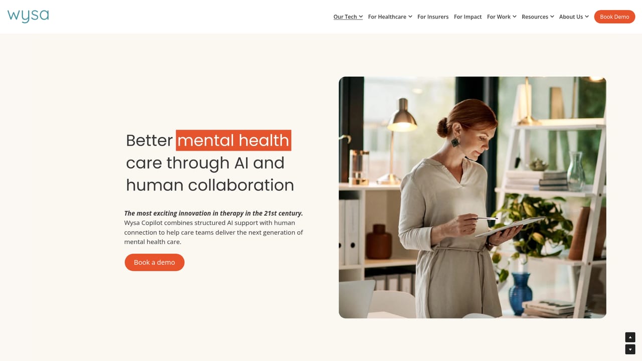 Wysa — Review Copilot for between-session support