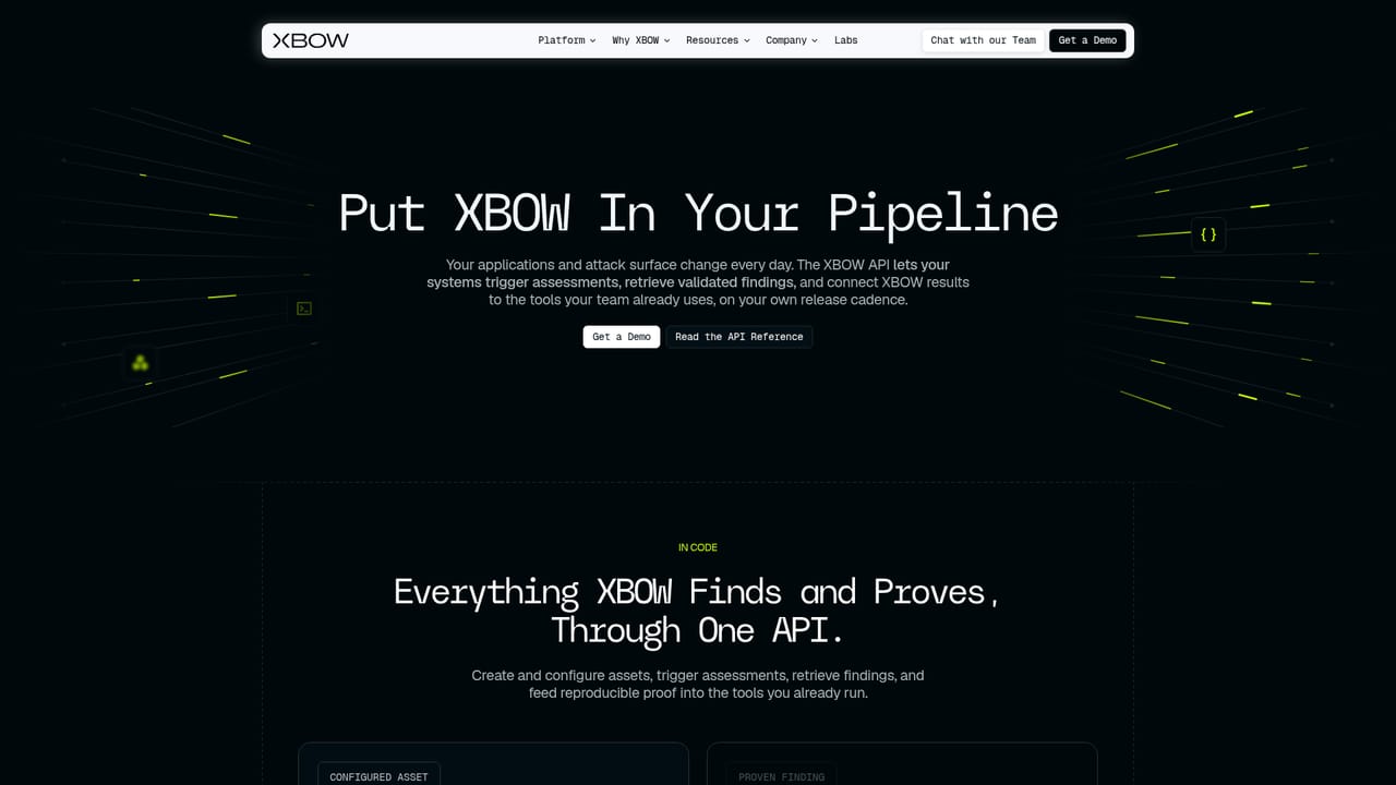XBOW — Wire assessments into your pipeline