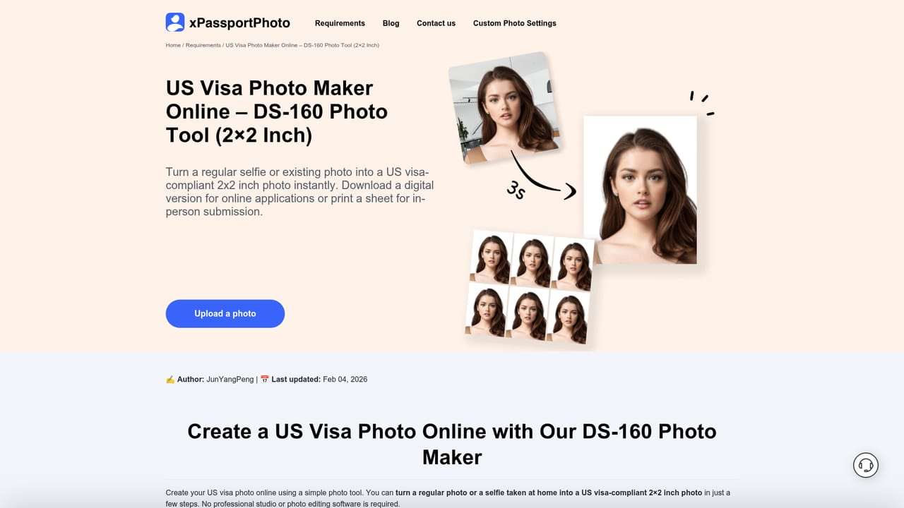 xPassportPhoto — Review the specification for that document