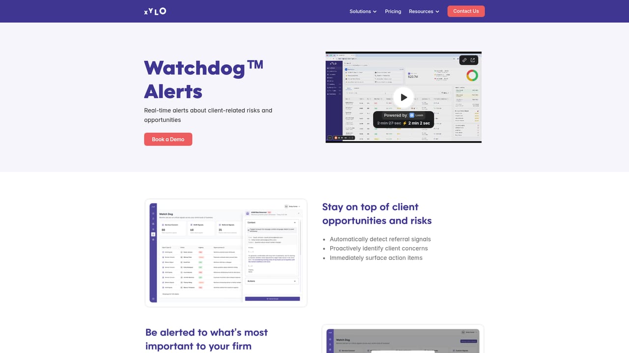 Xylo AI — Set your Watchdog alert triggers
