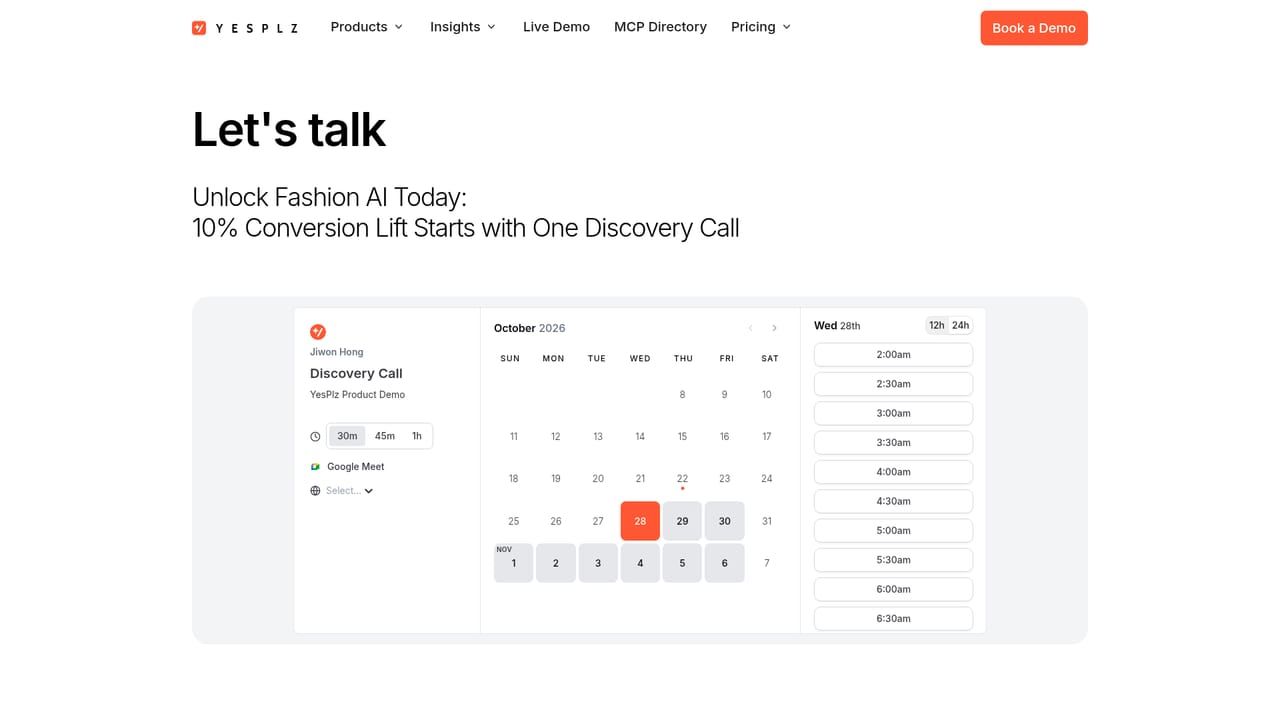 Yesplz — Contact Yesplz about integration