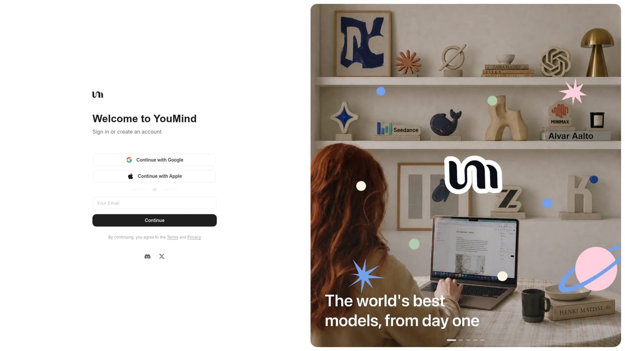 YouMind — Create an account
