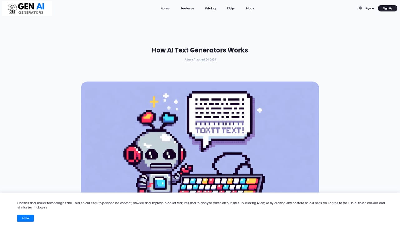 Zen AI Generator — Read up on how the generators work