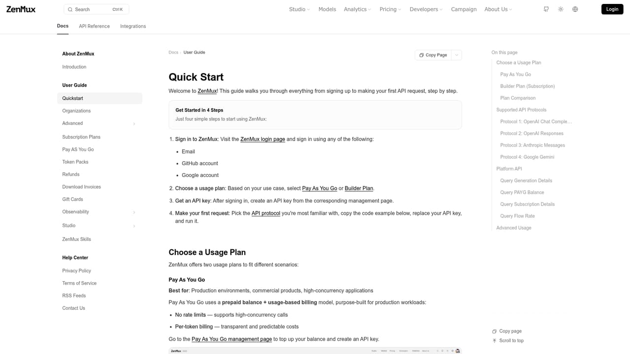 ZenMux — Point your SDK at the gateway