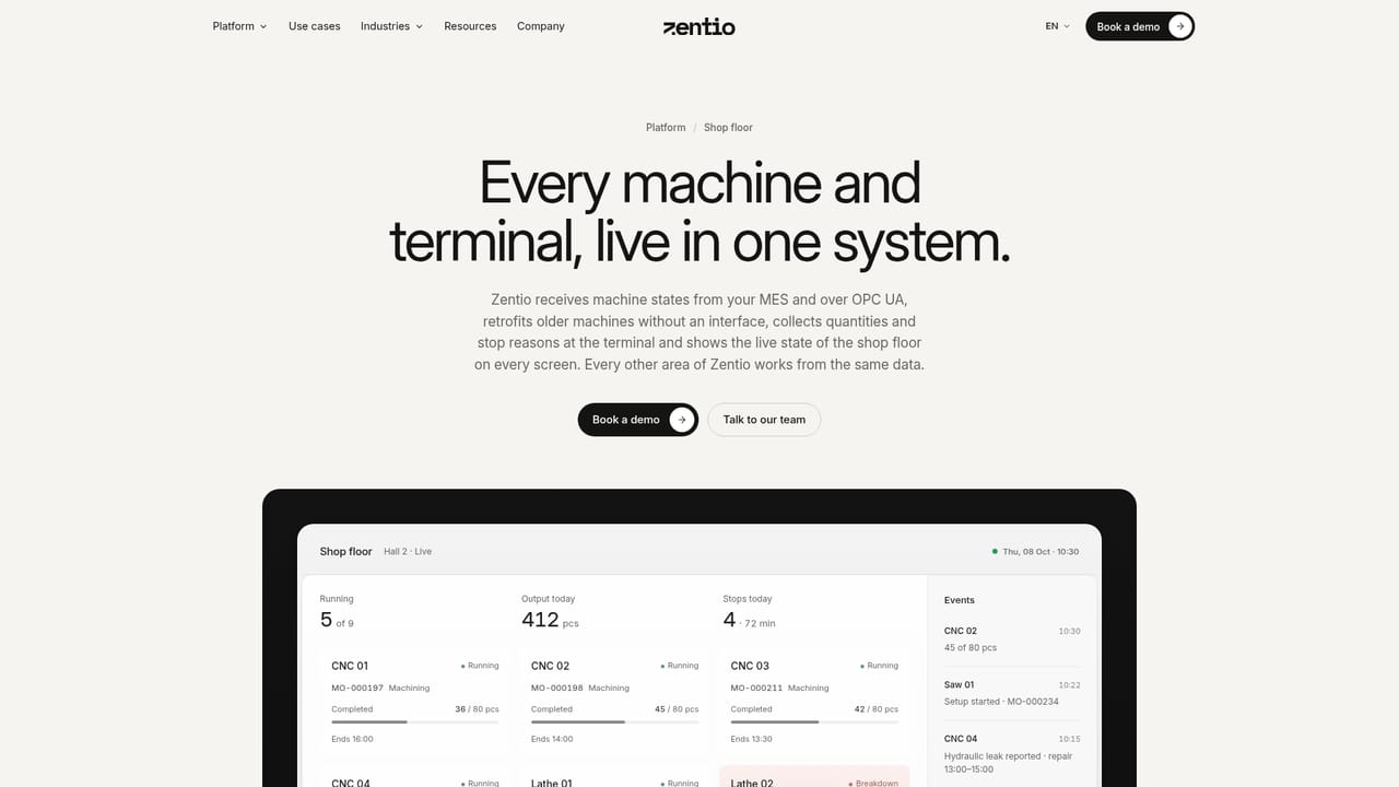 Zentio — Review master data proposals