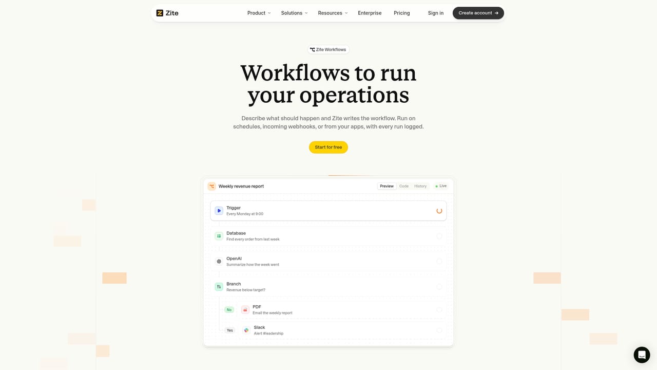 Zite — Automate the recurring work