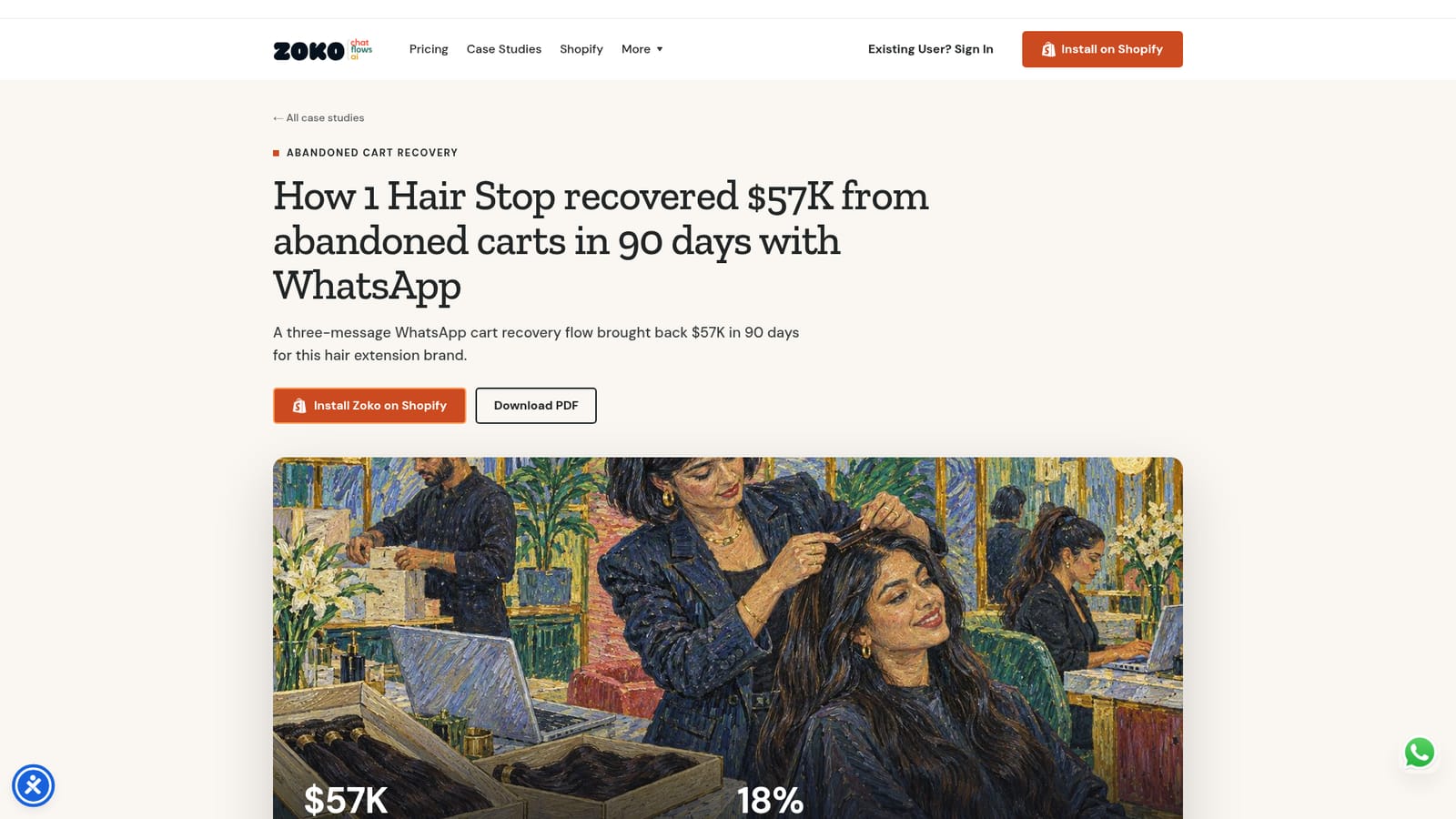Zoko — Install the Shopify app