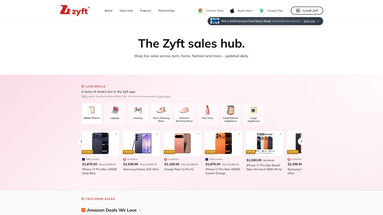 Zyft — Browse the Deals Hub for current offers