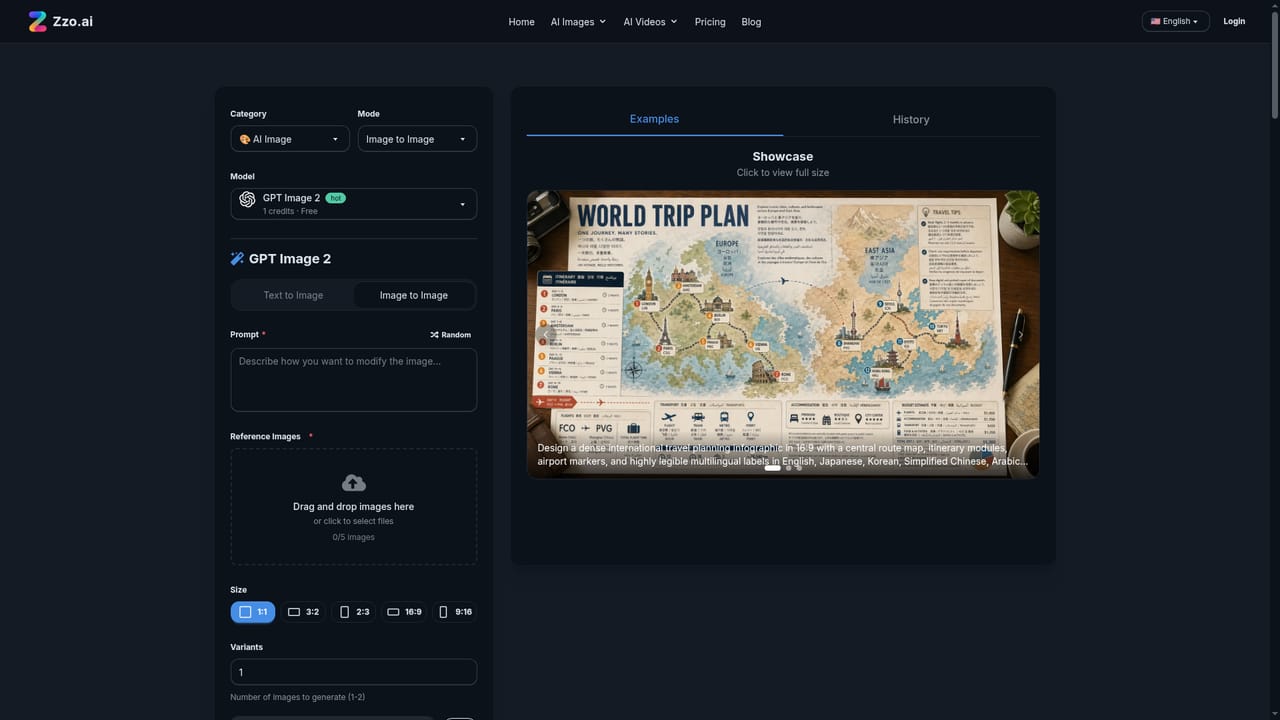 Zzo.ai — Refine results in the editor