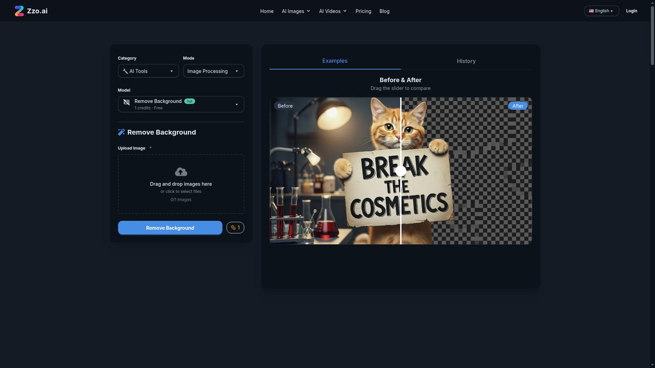 Zzo.ai — Remove a background